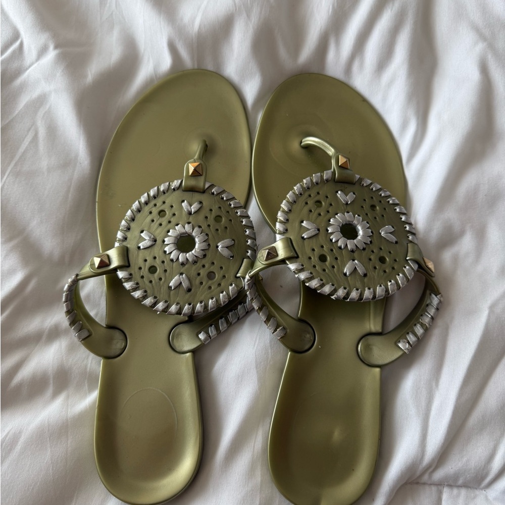 Jack Rogers Olive Sandals